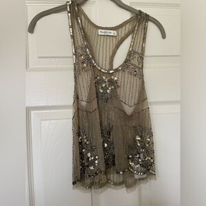 Abercrombie and Fitch sparkly top